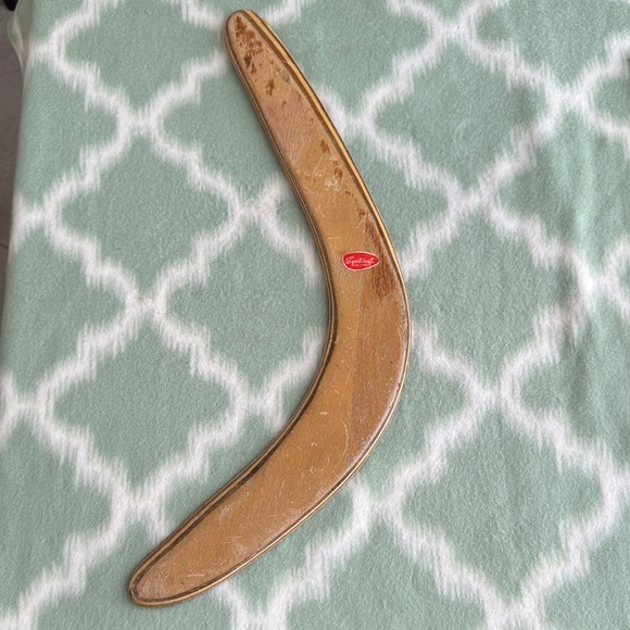 Vintage Wooden Boomerang Sportcraft made in Italy 18” - Picture 1 of 3